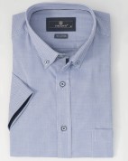 Men's Short Sleeve Cotton Shirt, 2735-4