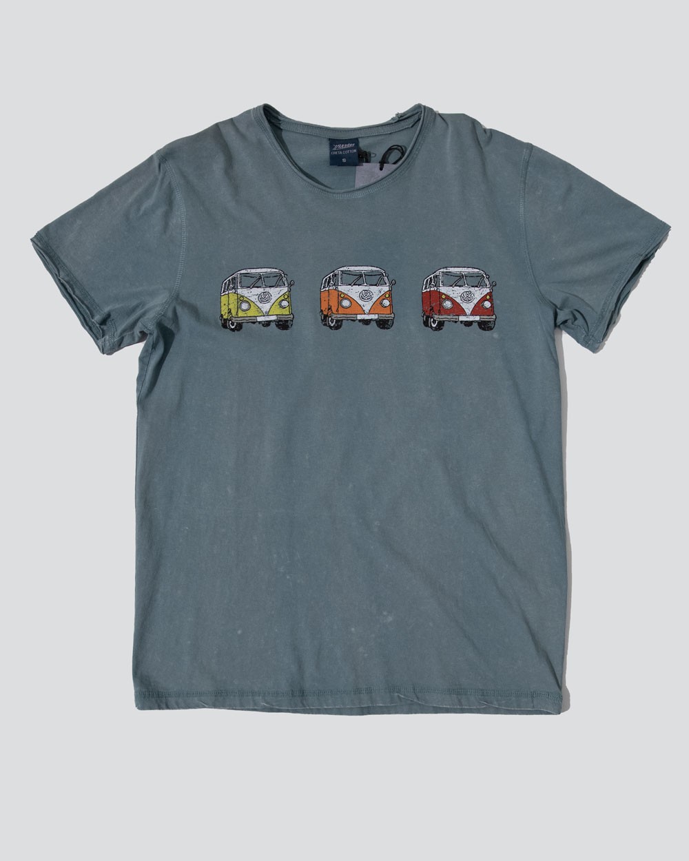 Stonewashed T- shirt - 3 busses