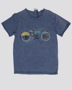 Stonewashed T- shirt -big motorbike